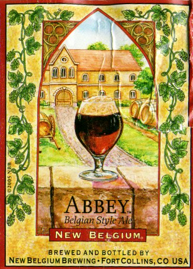 New Belgium's Abbey Ale Label 2008