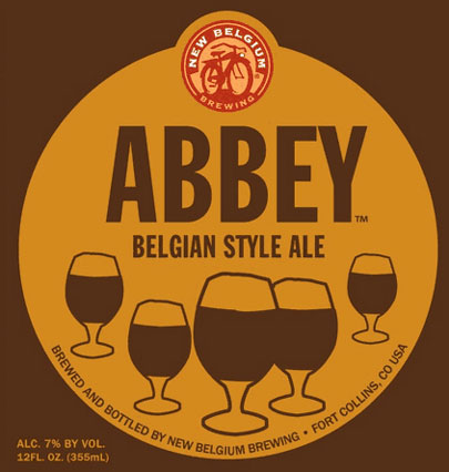 New Label for New Belgium Abbey Belgian Ale