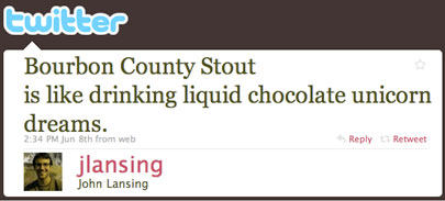 Best description of Bourbon County Stout