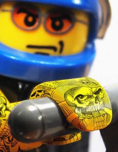Tiny Tattoo: LEGO Minifigs x Pilot Pen
