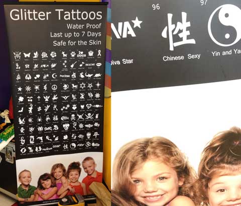 Fail Kids Glitter Tattoos